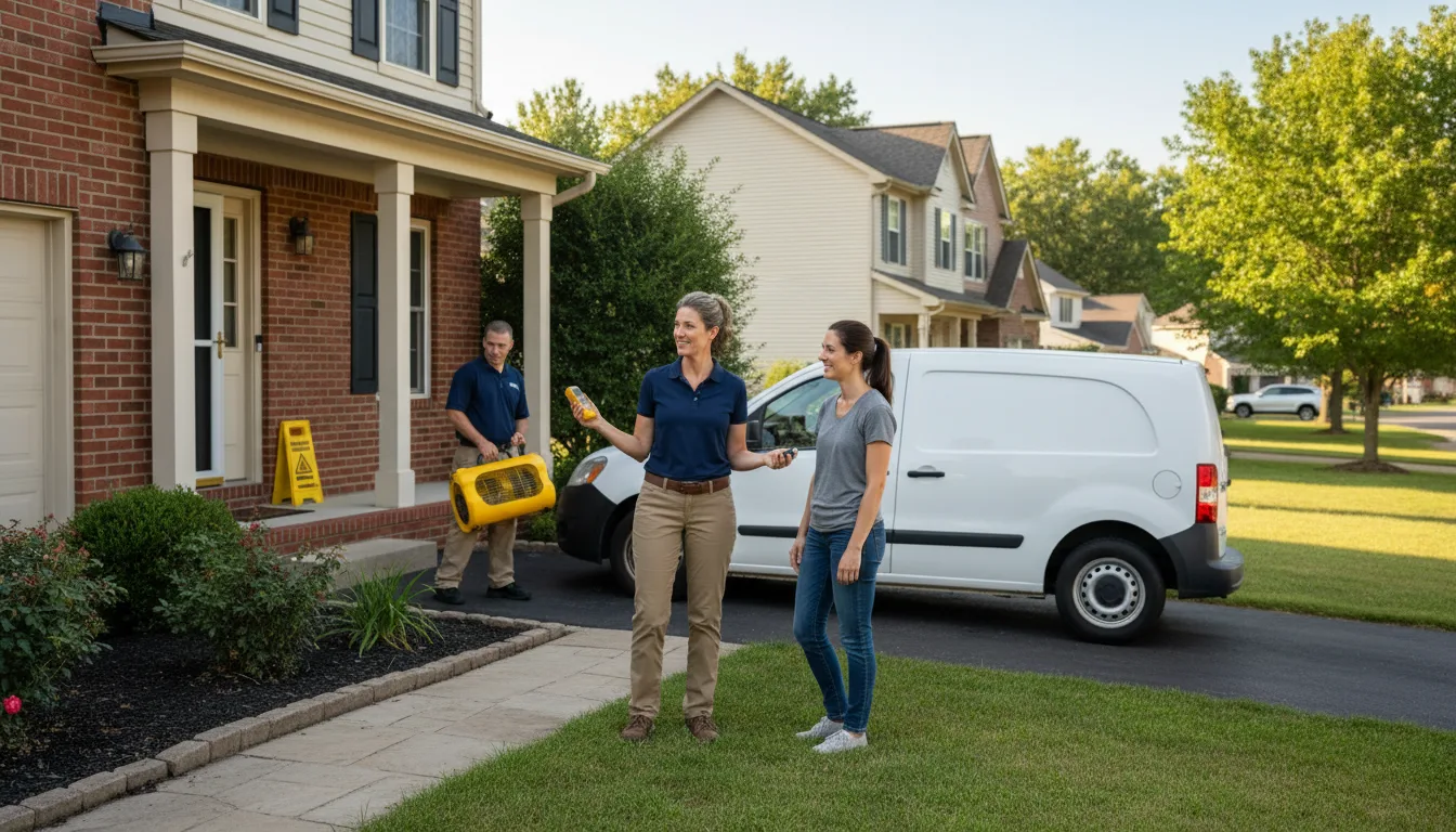 Water restoration image for Dehumidification And Cleanup Services in Winchester, TN